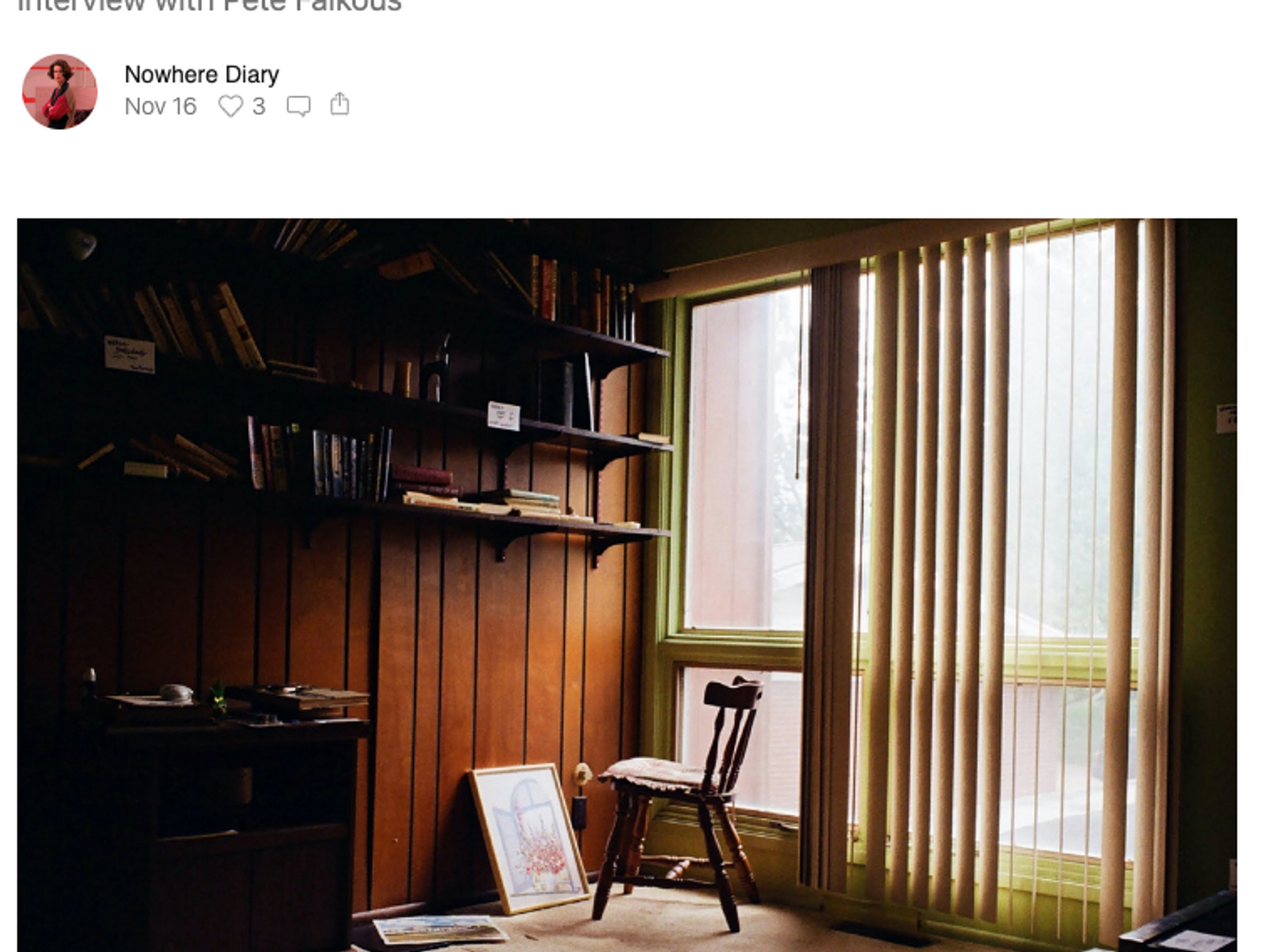 Nowhere Newsletter 